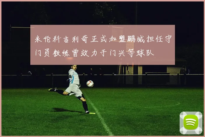 米伦科吉利奇正式加盟鹏城担任守门员教练曾效力于门兴等球队