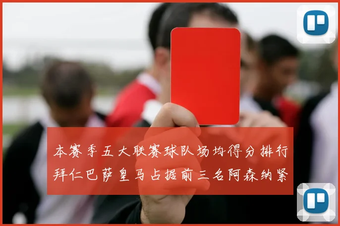 本赛季五大联赛球队场均得分排行拜仁巴萨皇马占据前三名阿森纳紧随其后位列第五
